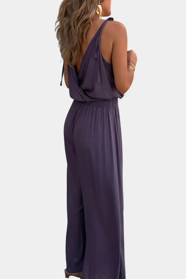 Halo - Sleeveless Open-Leg Jumpsuit