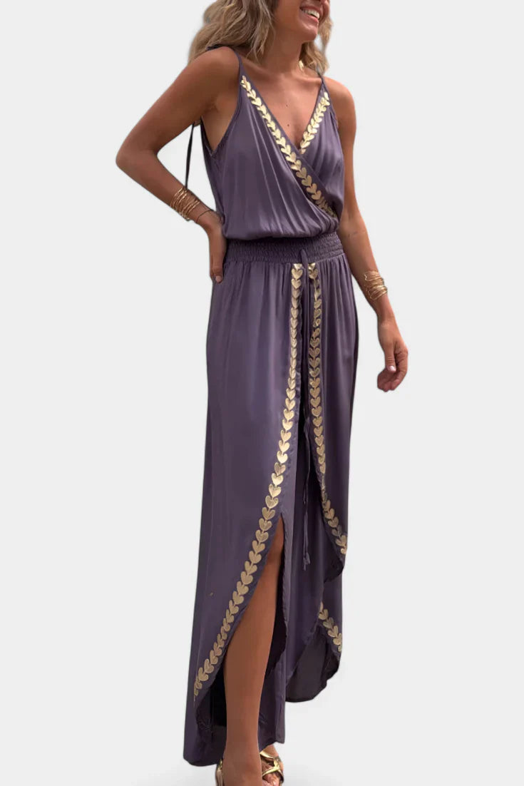 Halo - Sleeveless Open-Leg Jumpsuit