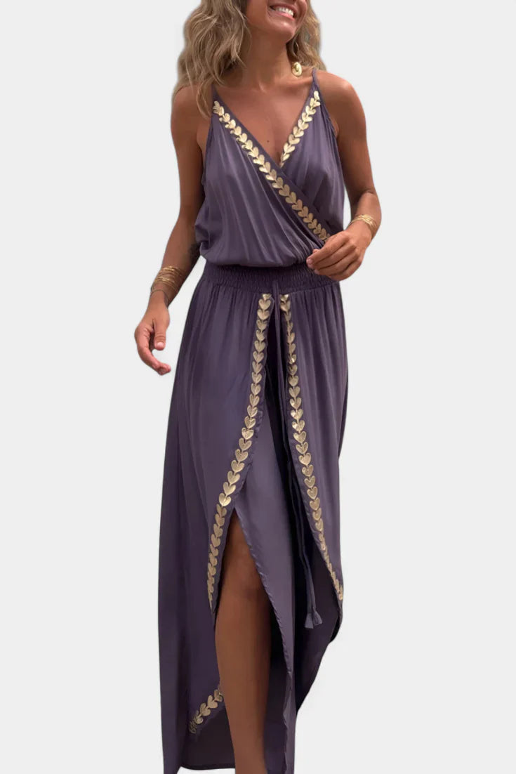 Halo - Sleeveless Open-Leg Jumpsuit
