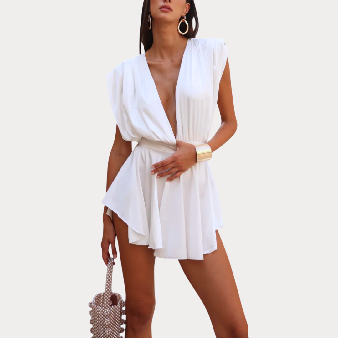Emely - Short Plunge Jumpsuit