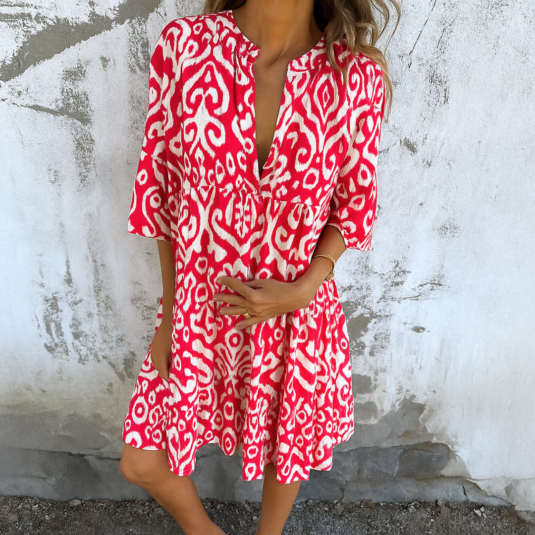 Bonnie - Elegant V-Neck Dress
