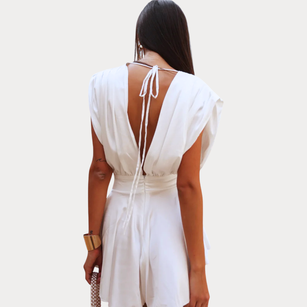 Emely - Short Plunge Jumpsuit