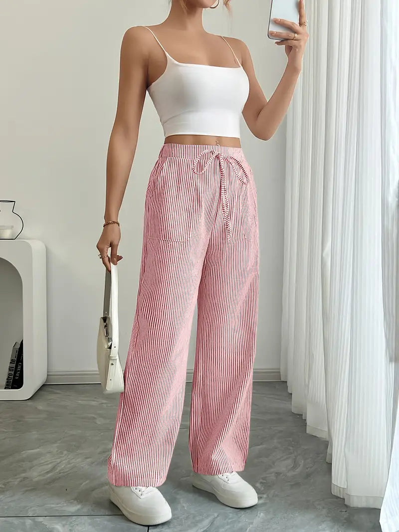 Karen - Striped Lounge Pants
