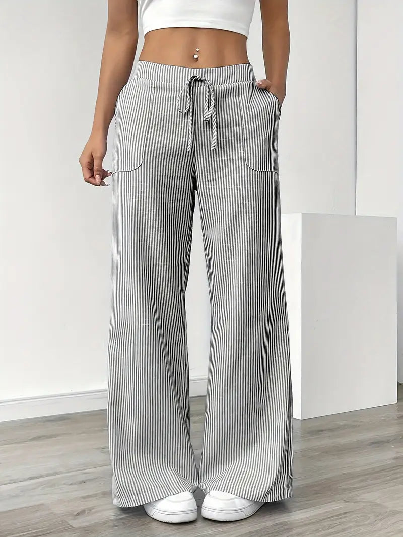 Karen - Striped Lounge Pants