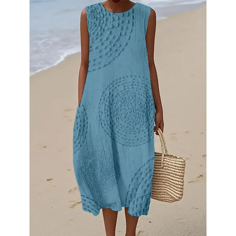 Mara - Textured Beach Dress