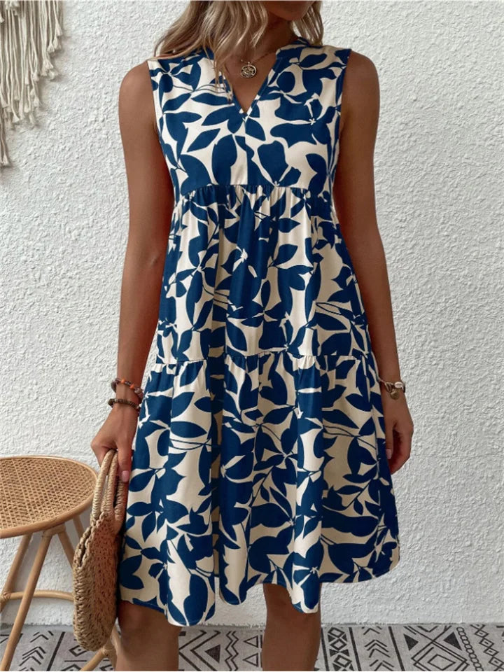 Ariah - Sleeveless Print Dress