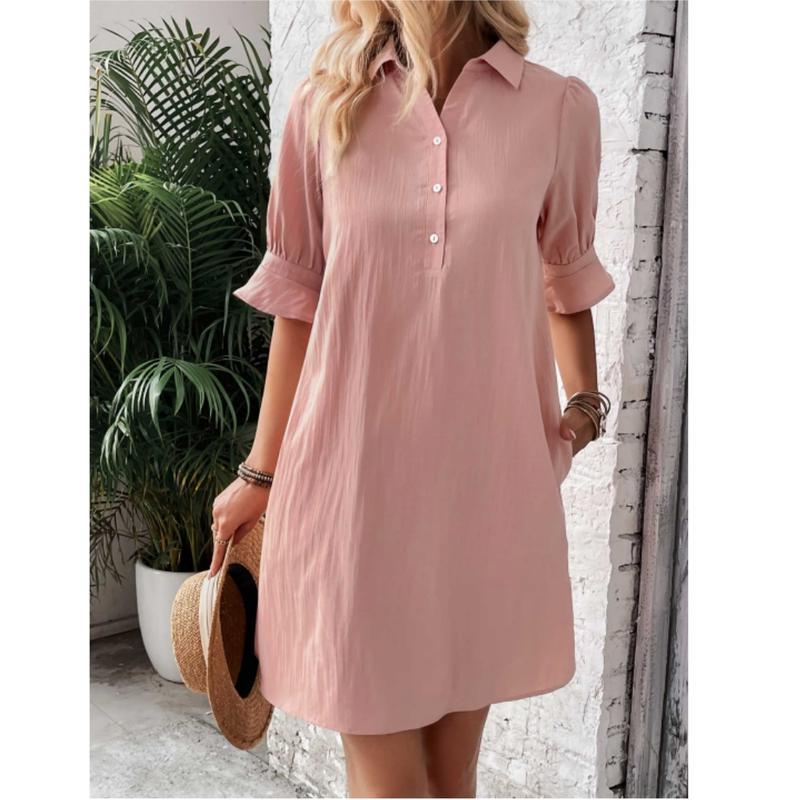 Ellen - Ruffle Sleeve Dress