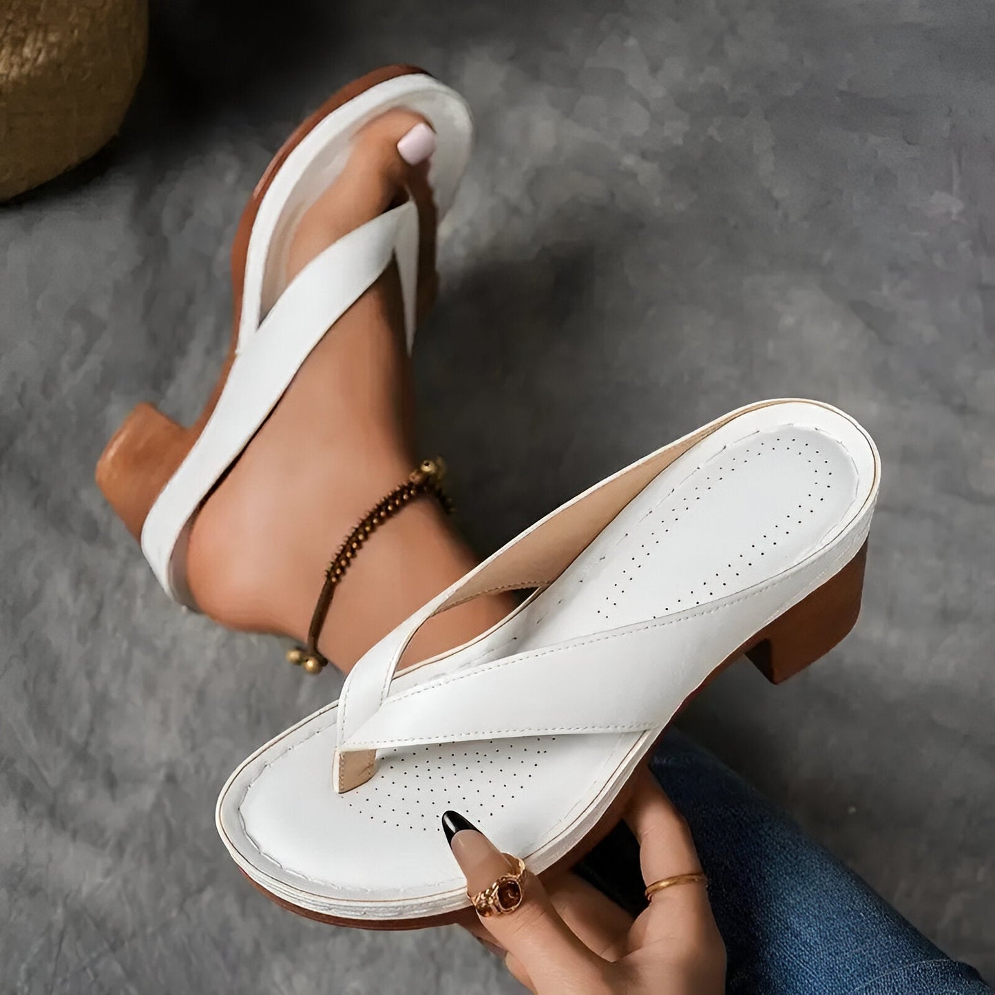 Linda - Block Heel Sandals