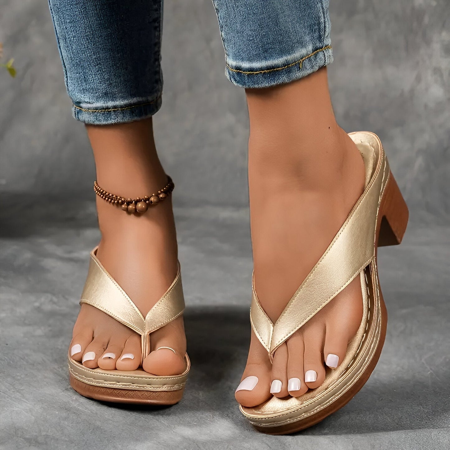 Linda - Block Heel Sandals