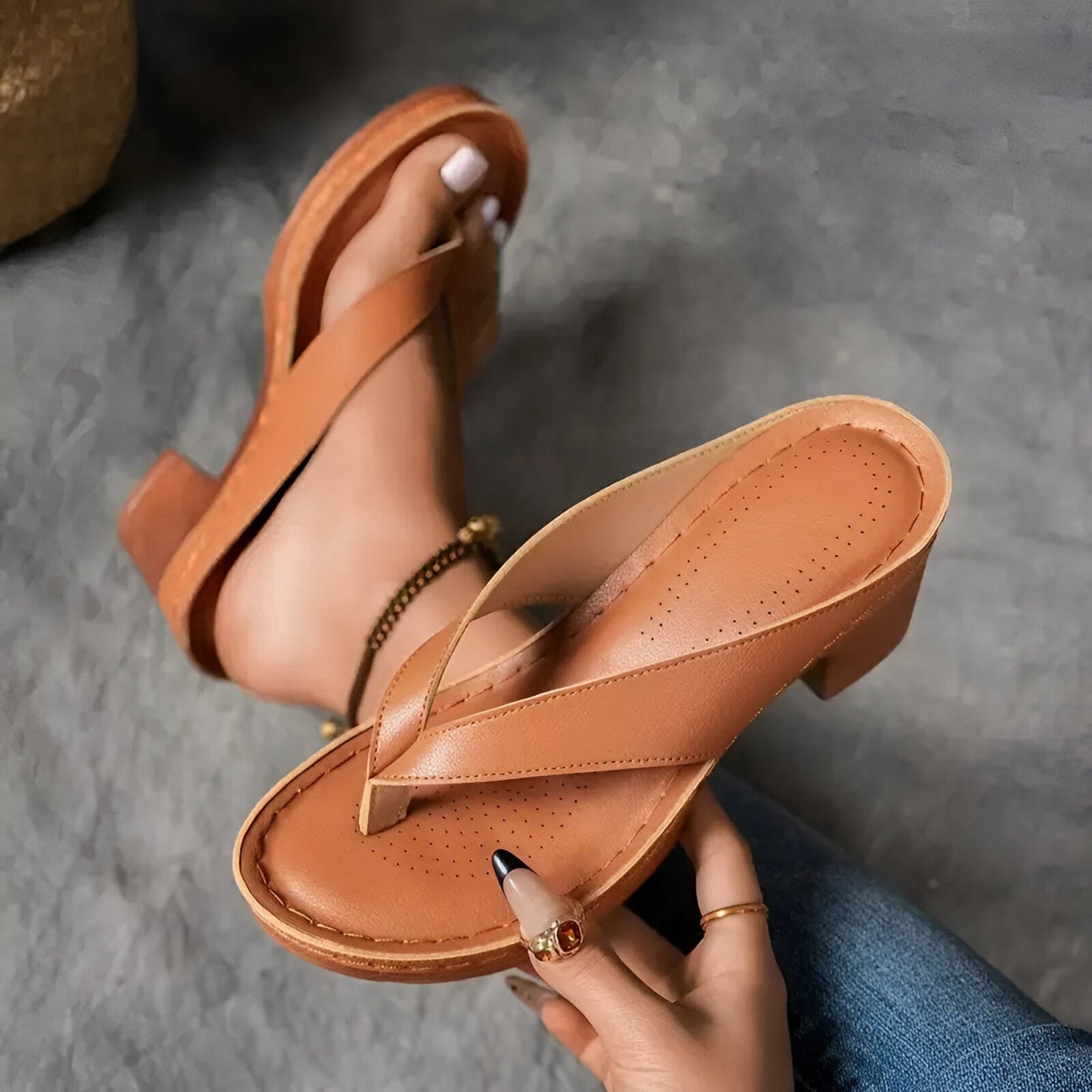 Linda - Block Heel Sandals