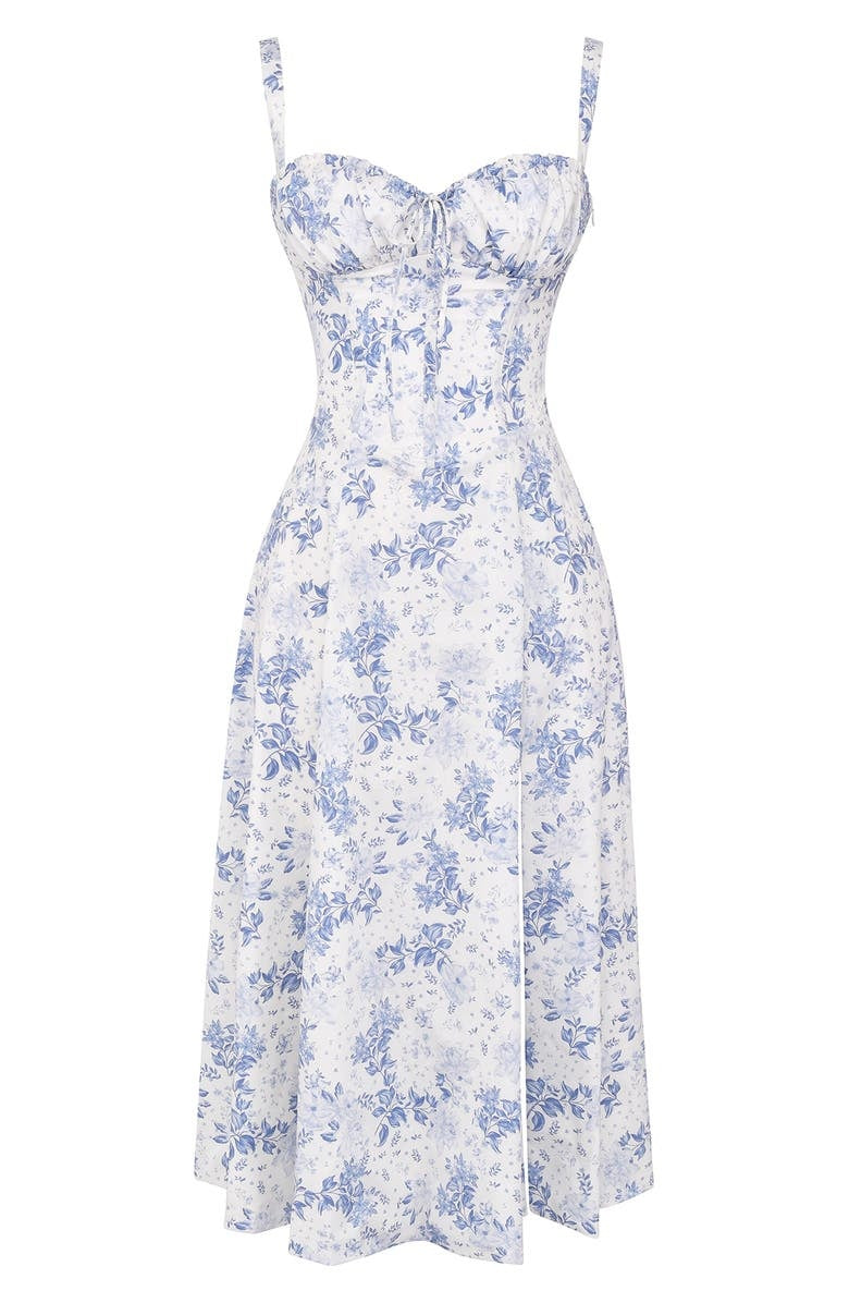 Rose - Tie Front Slit Dress