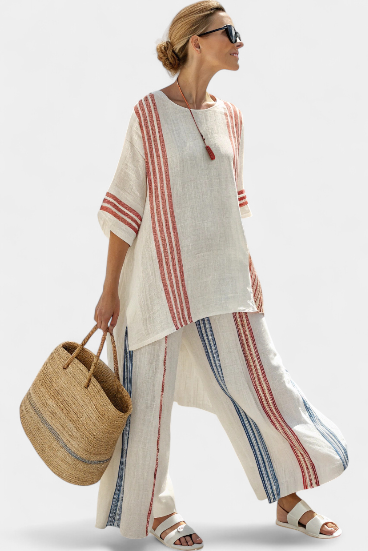 Caroline - Striped Co-ord Set