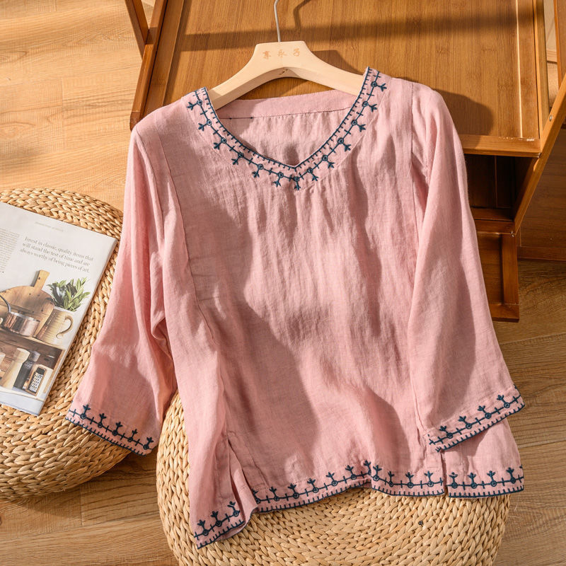 Margaret - Comfort V-Neck Blouse