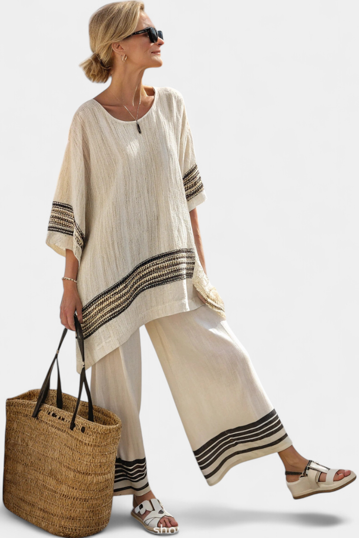 Caroline - Striped Co-ord Set