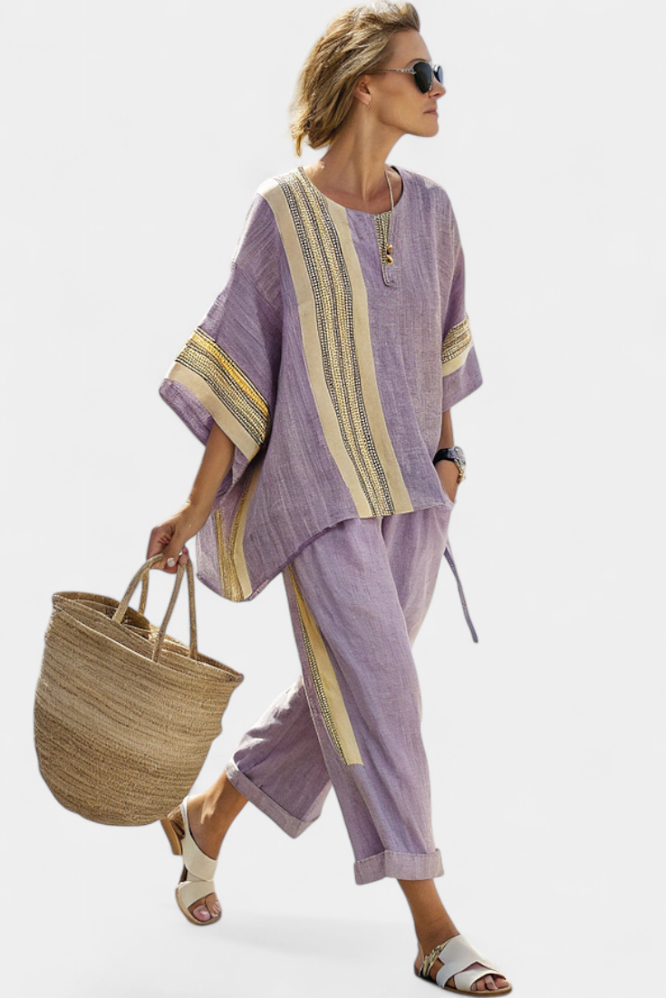 Caroline - Striped Co-ord Set