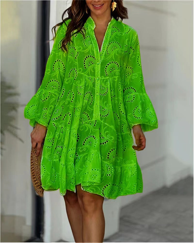 Elodie - Puff Sleeve Dress
