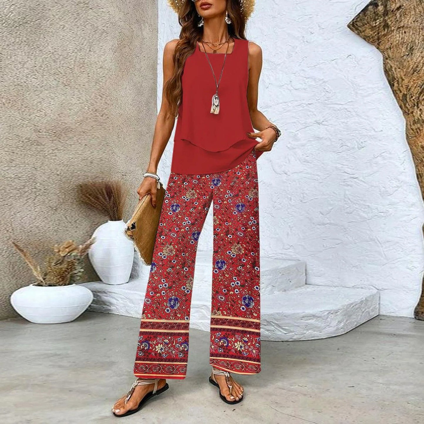 Helen - Sleeveless Summer Co-ord