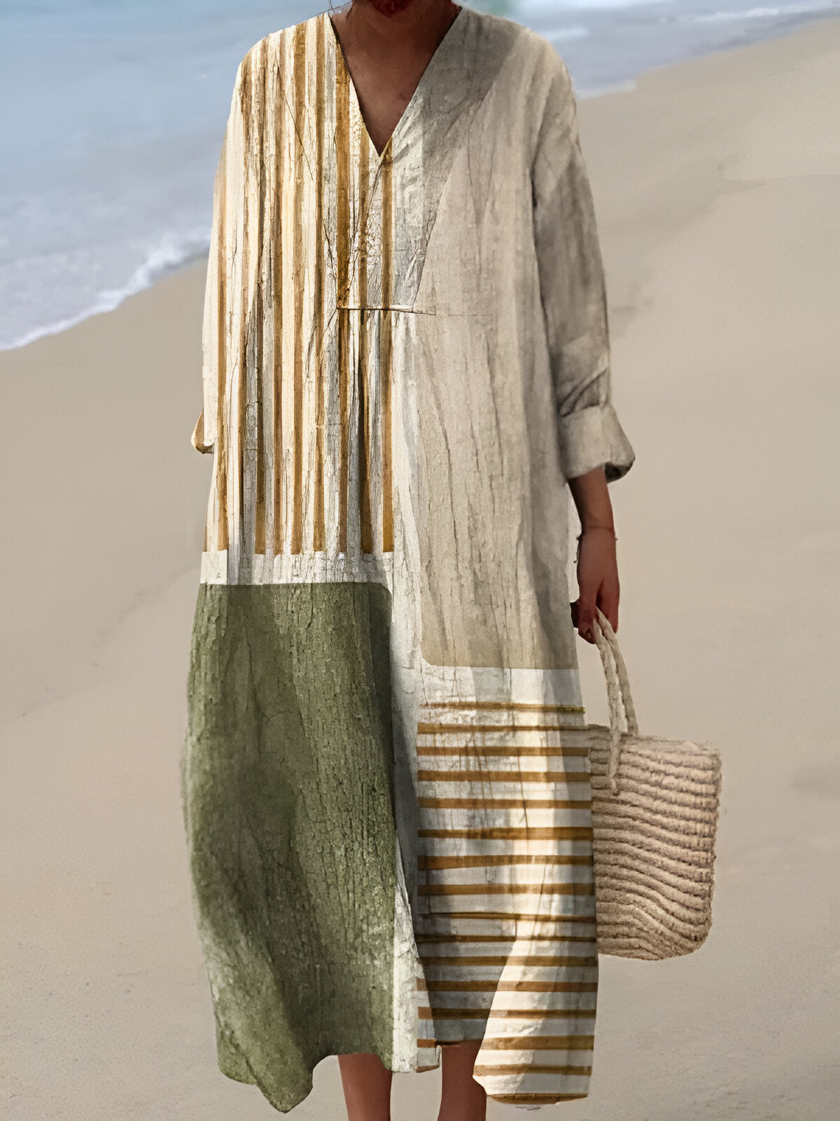 Billie - Summer Printed Midi Dress