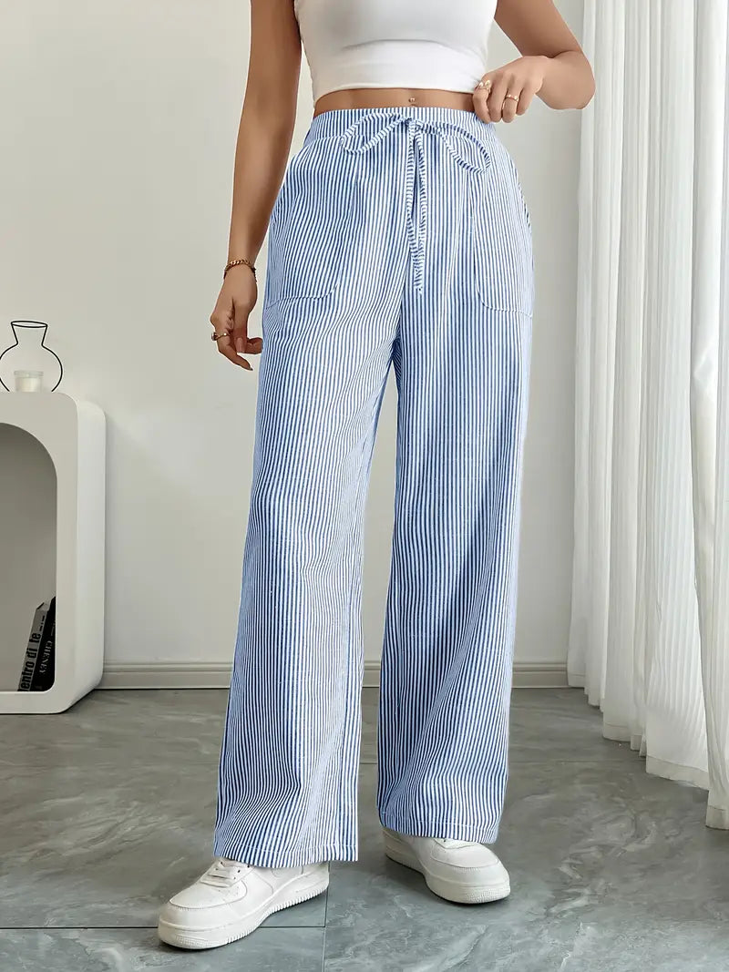 Karen - Striped Lounge Pants