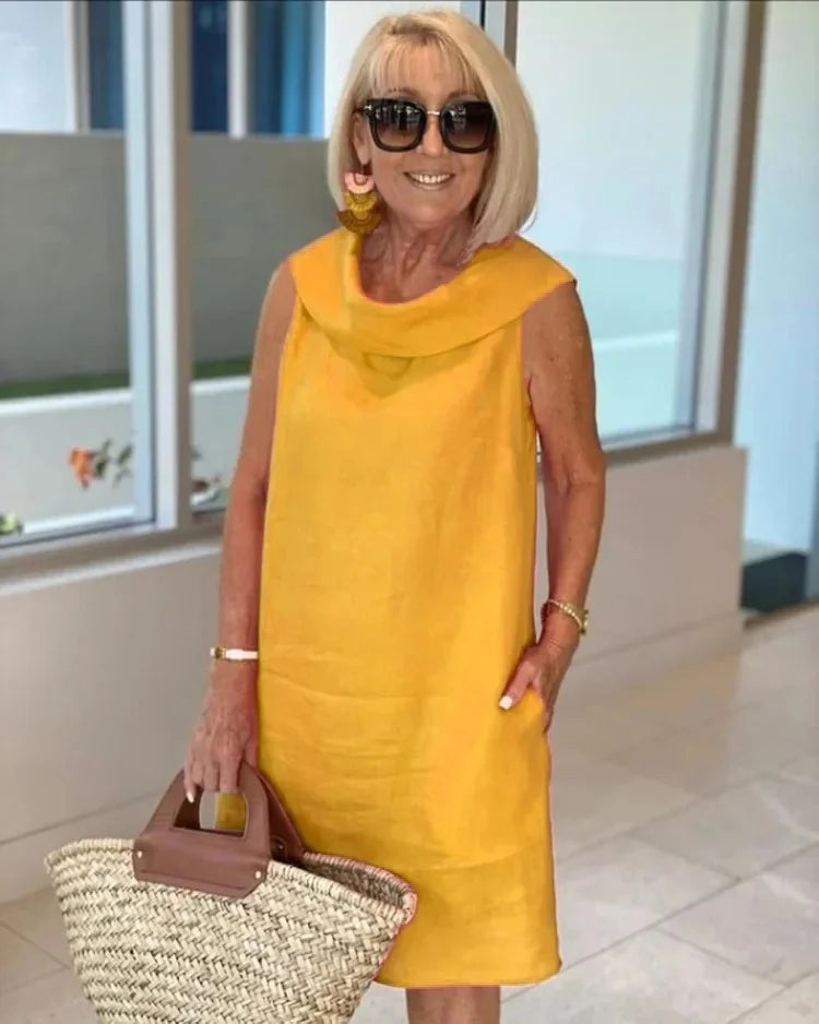 Dana - Draped Shift Dress