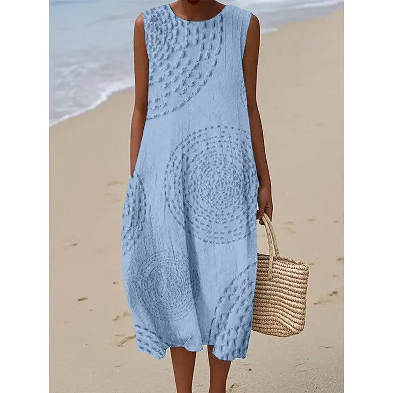 Mara - Textured Beach Dress