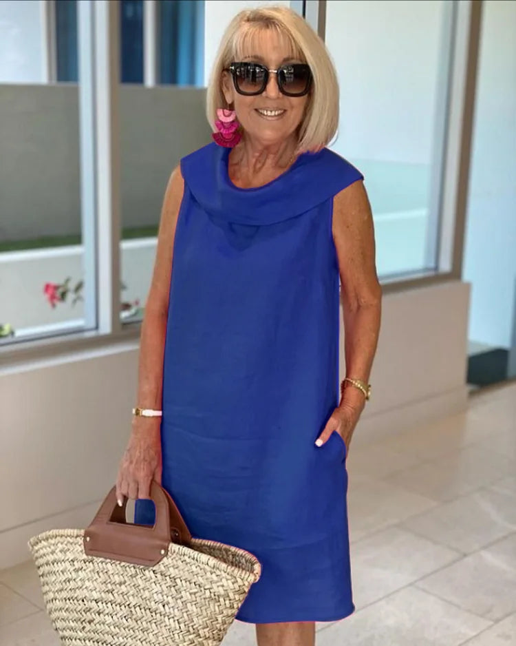 Dana - Draped Shift Dress