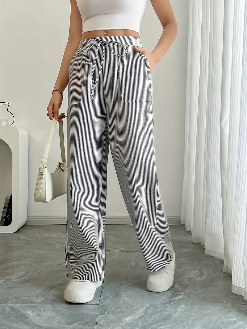 Karen - Striped Lounge Pants