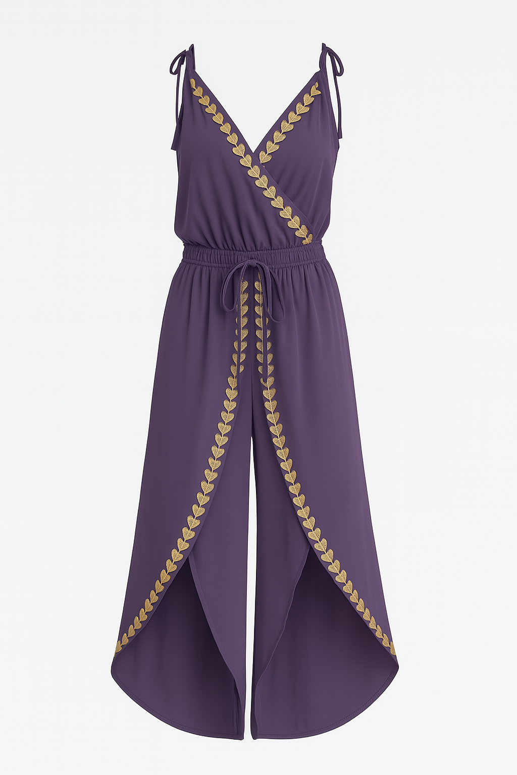 Halo - Sleeveless Open-Leg Jumpsuit