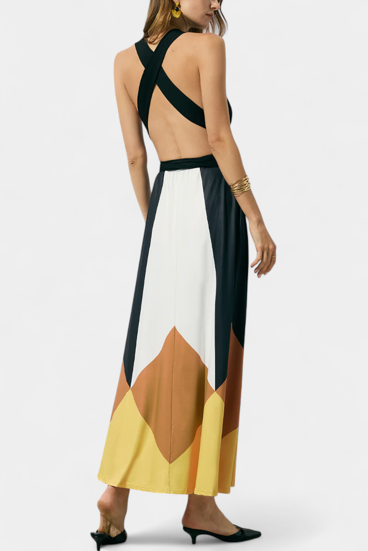 Avah - Sleeveless V-Neck Dress