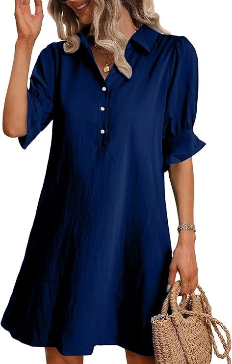 Ellen - Ruffle Sleeve Dress