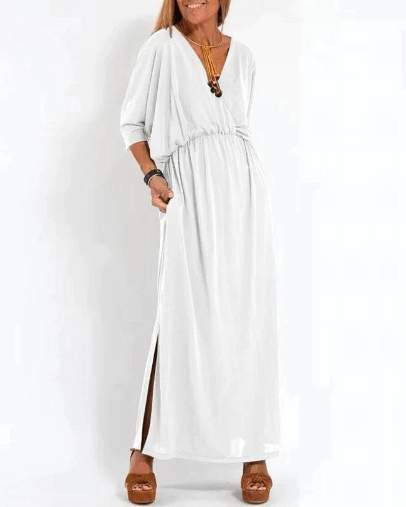 Zara - Relaxed V-Neck Dress