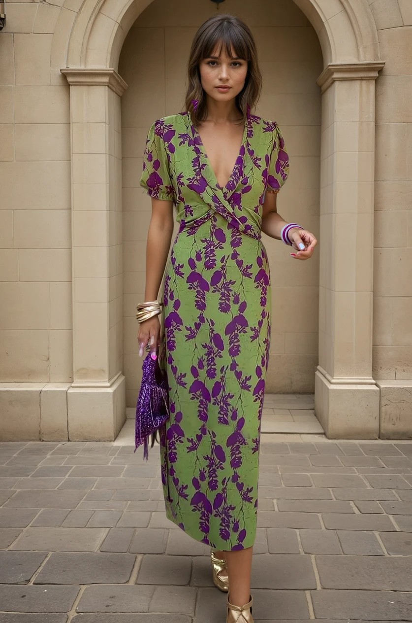 Ann - Twist Front Dress