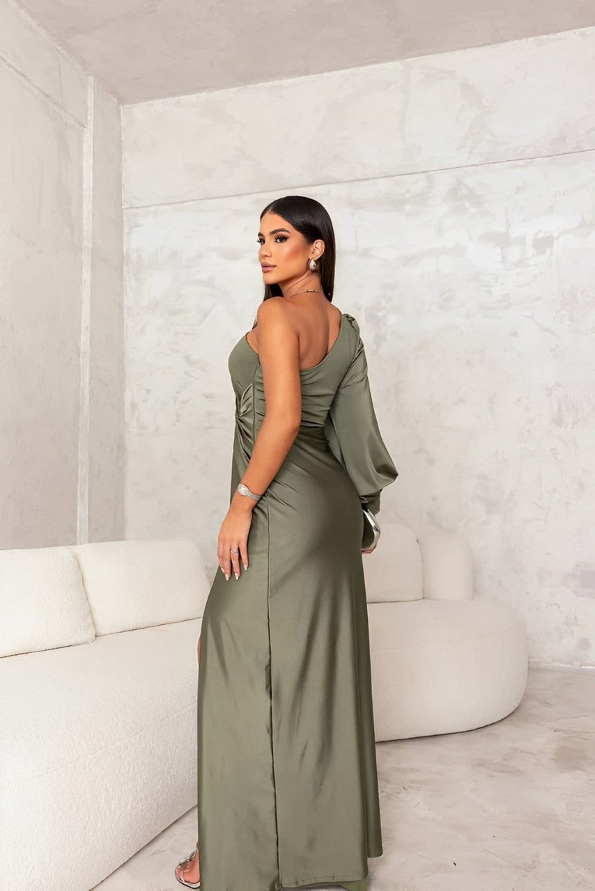 Jacqueline - One-Shoulder Maxi Dress