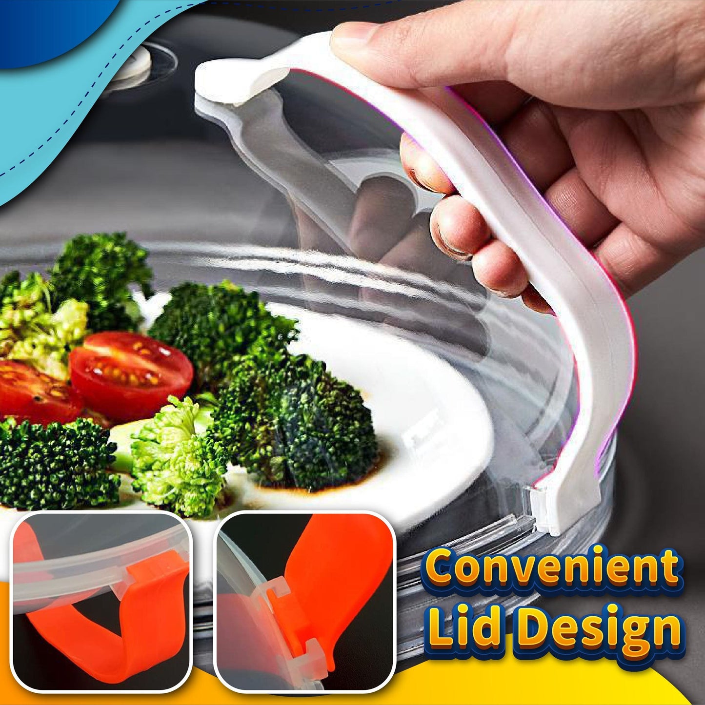 Transparent Microwave Splatter Cover Kitchen & Dining Marcira