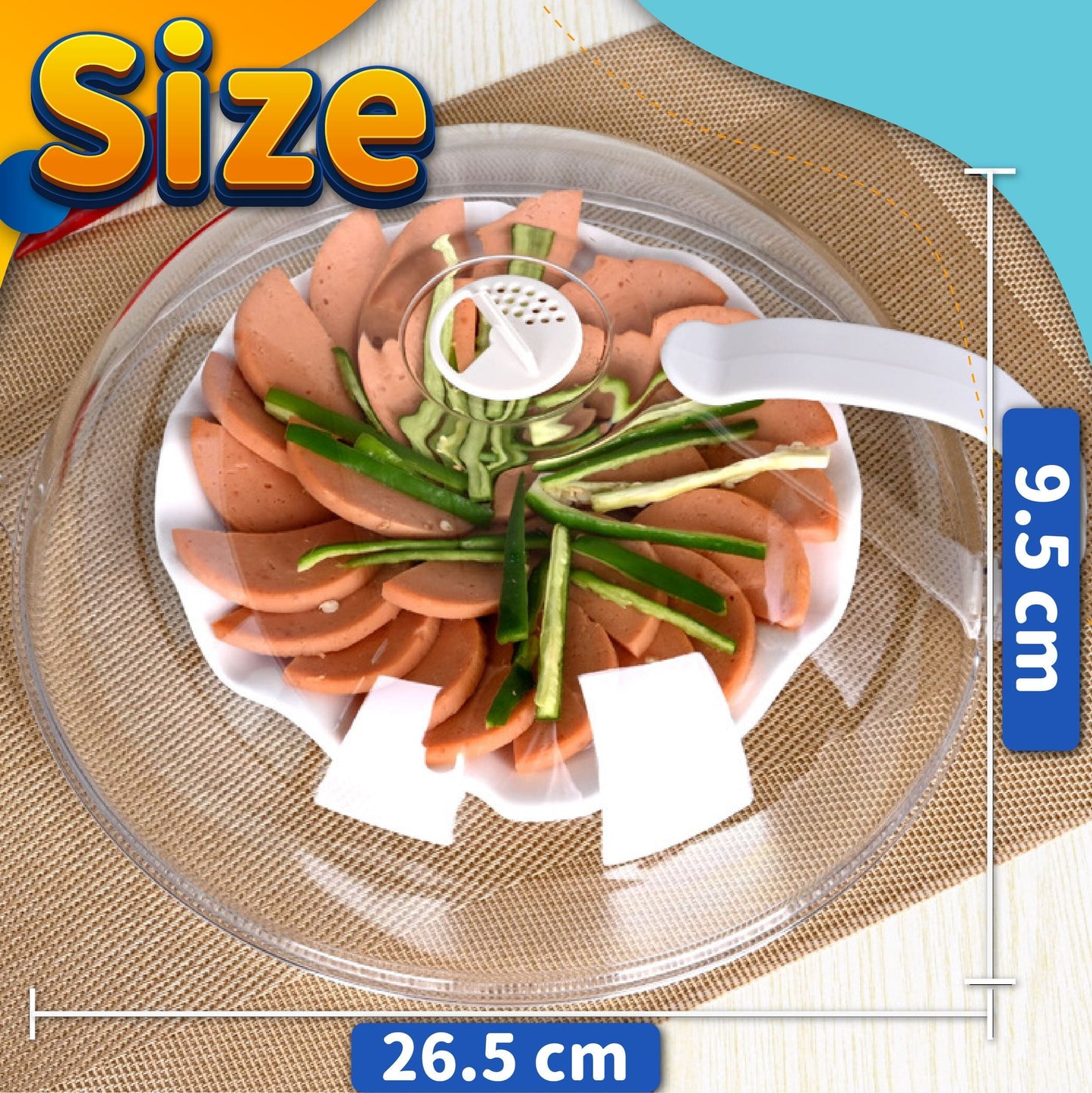 Transparent Microwave Splatter Cover Kitchen & Dining Marcira