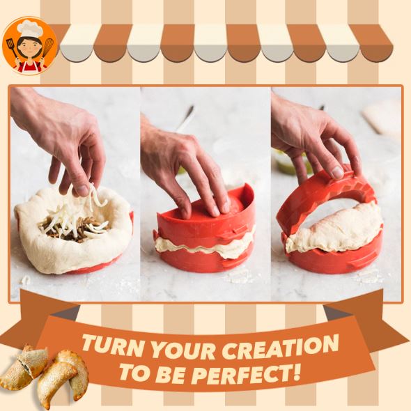 1-Press Pastry Mold (Set of 3) Marcira