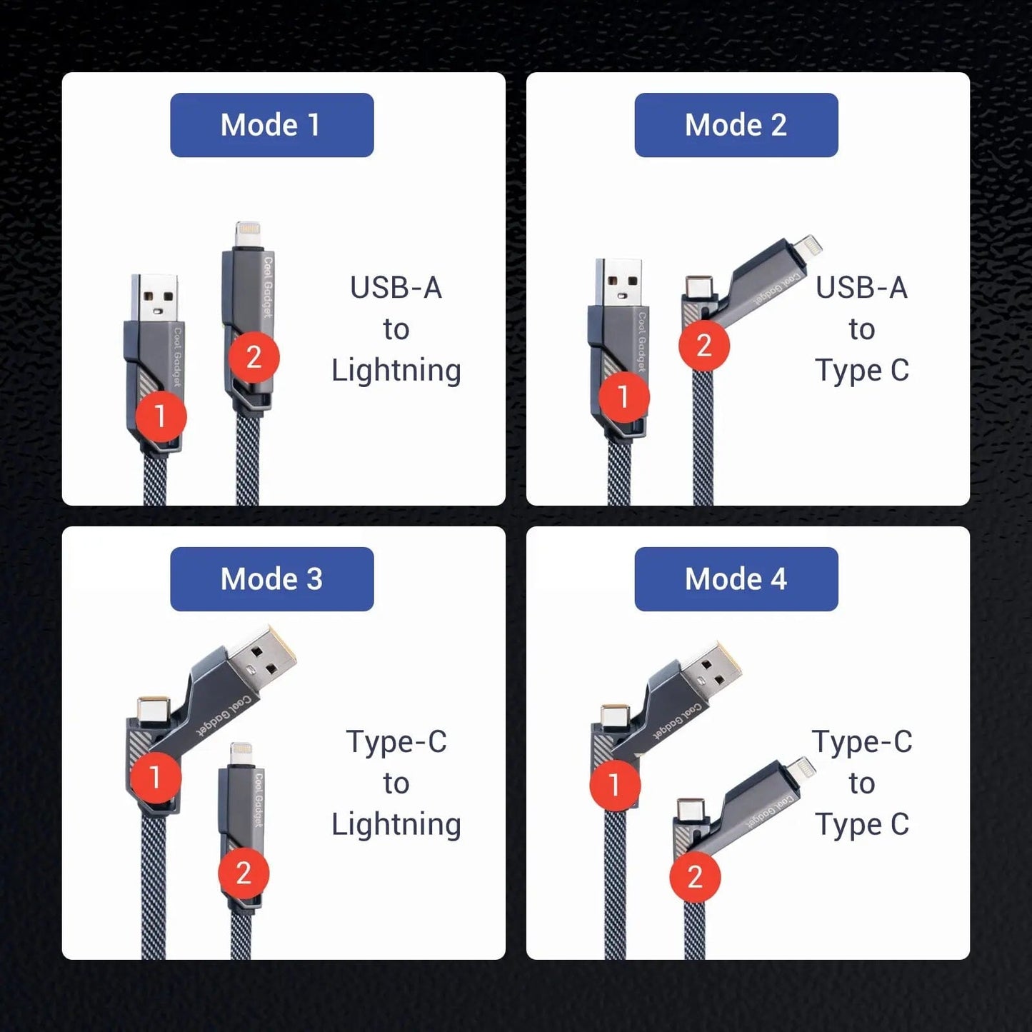 Ultimate 1-For-All Charging Cable Marcira