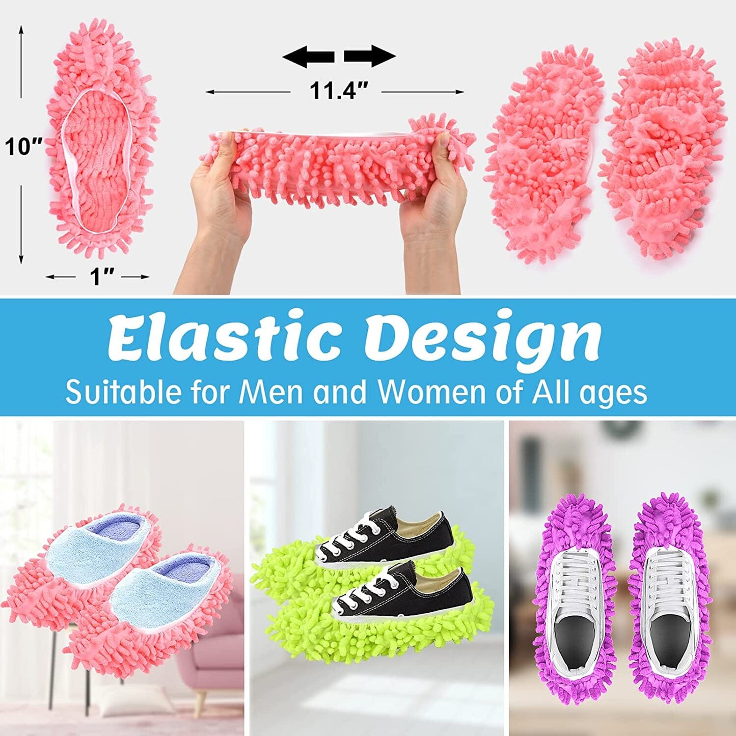 Lazy Mop Slippers Home Storage & Organization Marcira