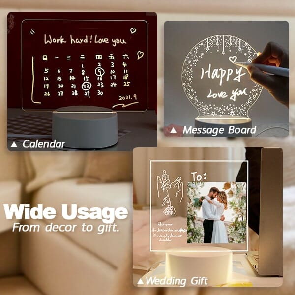 Night Light Message Board Marcira
