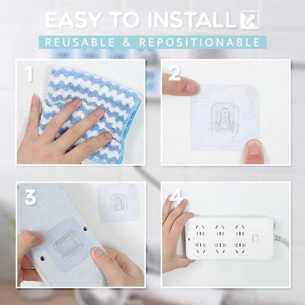 Detachable Wall Hook Stickers Home Storage & Organization Marcira