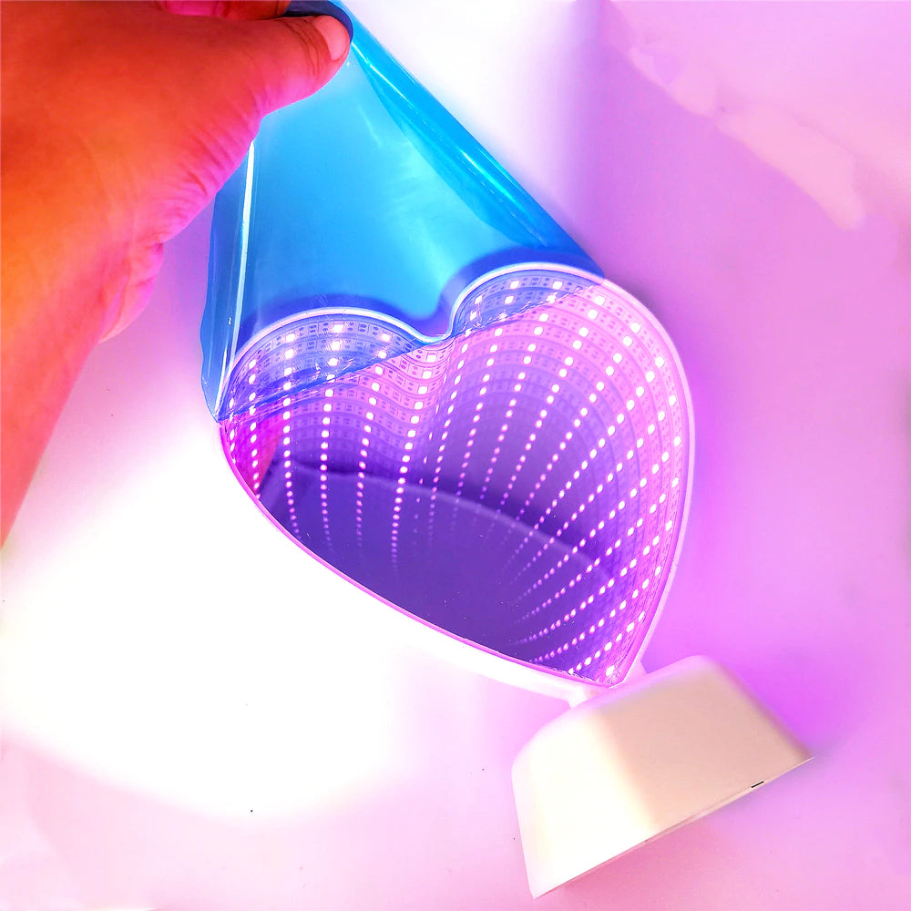 Cute Heart Infinity Mirror Marcira