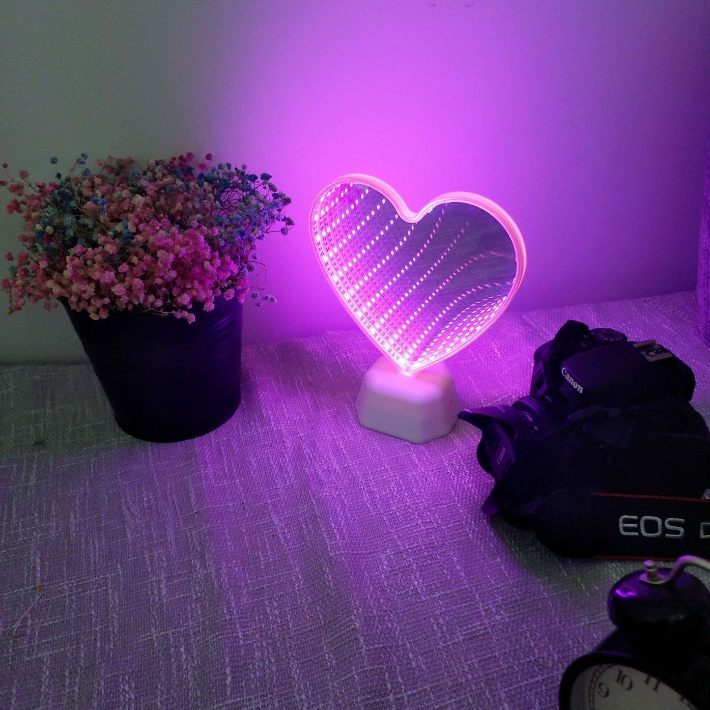 Cute Heart Infinity Mirror Marcira