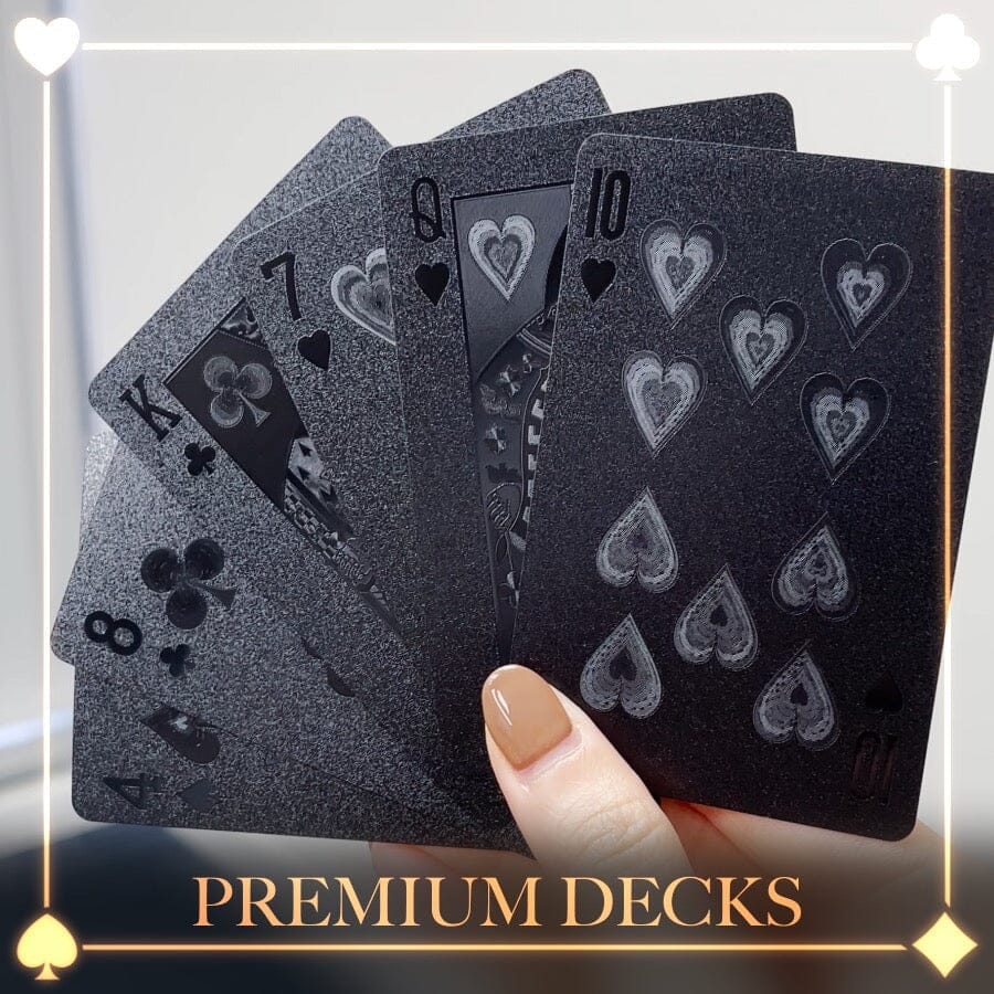 Black Lux Playing Cards manacove