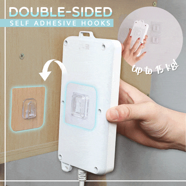 Detachable Wall Hook Stickers Home Storage & Organization Marcira 5 PAIRS