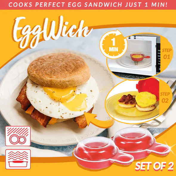 Easy Microwave Egg Cooker (2PCS) Marcira