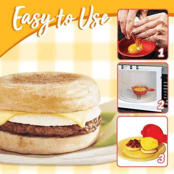 Easy Microwave Egg Cooker (2PCS) Marcira