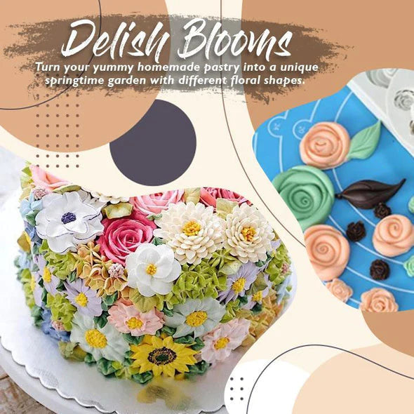 Flower Blossom Sugar Mold Set Marcira