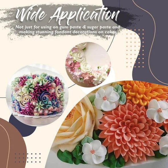 Flower Blossom Sugar Mold Set Marcira