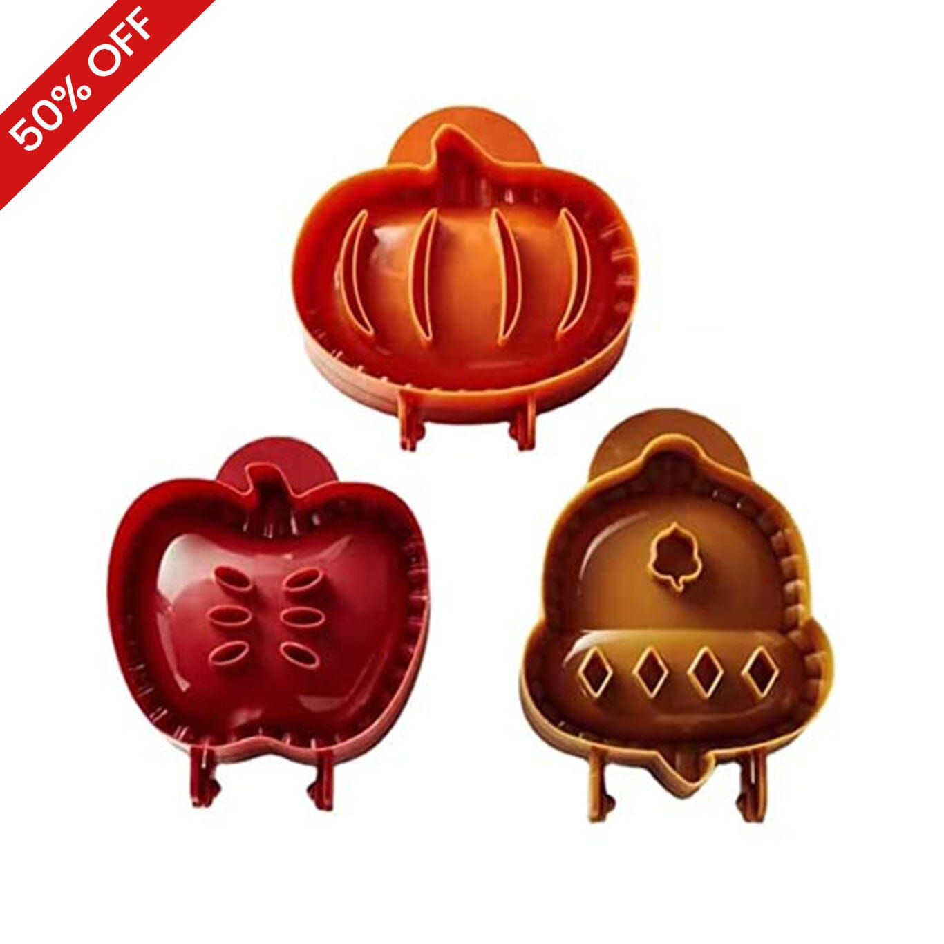 1-Press Pocket Pie Presser Marcira 3-Style Set 🔥 50% OFF