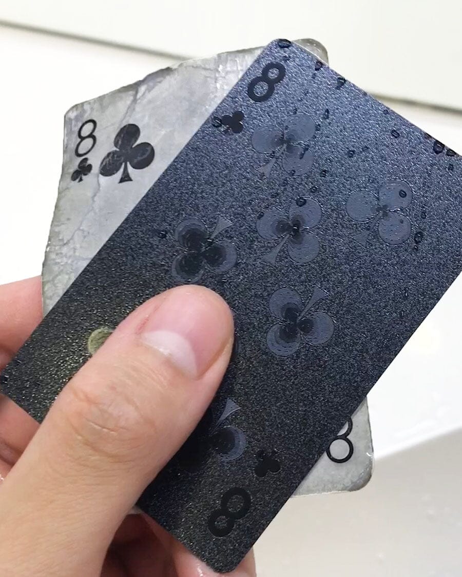 Black Skull Playing Cards manacove